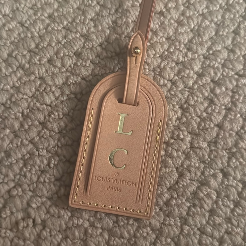 Authentic Louis Vuitton name tag